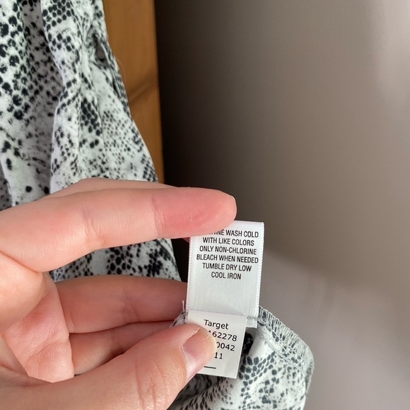 Converse one Star Snake Prink Racerback sleeveless top w/ empire waist and tie M - Picture 8 of 9